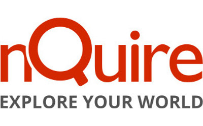 The nQuire logo with the words "Explore your world"
