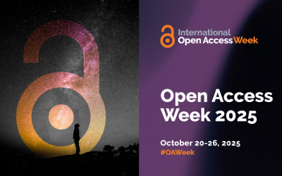Open Access Week 2025 logo, October 20 - 25, 2025