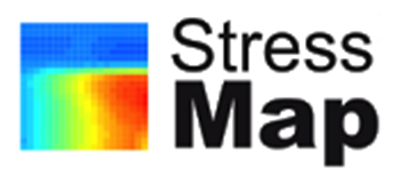 Stress map logo