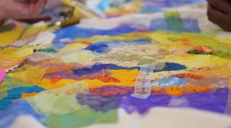 A stitch in time - part of the artwork