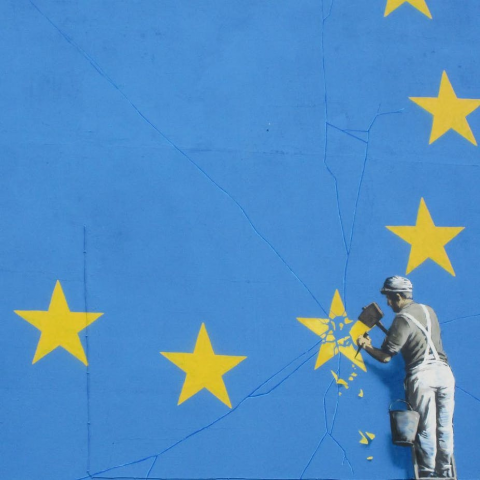 Banksy's Brexit mural