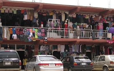 Photo of Chinese wholesale market in Lagos, Nigeria