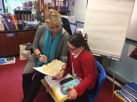 Teacher and pupil