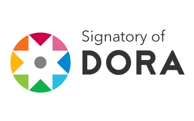 DORA logo with the words Signatory of DORA