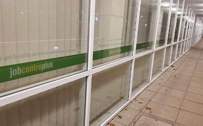 Photo outside a job centre