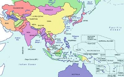 Map of Asia Pacific
