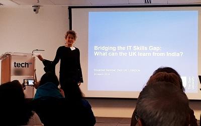 Martha Lane Fox addresses delegates at the report's launch today in London