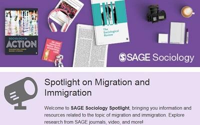 Screenshot of SAGE's latest published newsletter