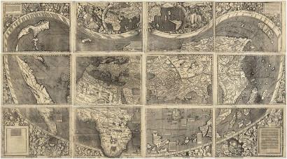 Waldseemüller map of the world, 1507. 