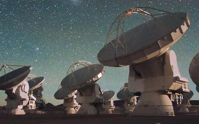The ALMA telescope is searching