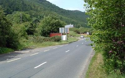 Where the EU meets the UK: Ireland is in the foreground at this border point in County Bridge