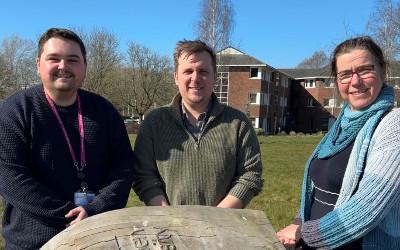 The research team, from left to right: Dr Calum McMullen, Dr Daniel Payne, Dr Katja Reitdorf