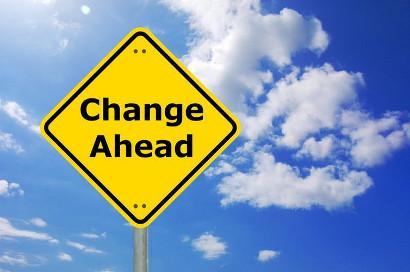 Change Ahead sign