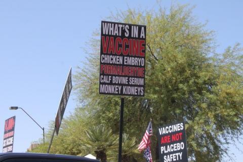 Protest signs