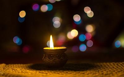 Diwali candle