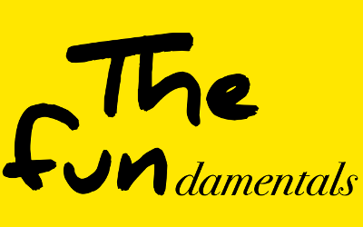 The words 'The fundamentals' in black against a bright yellow background