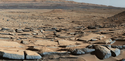 Mars seen by Curiosity. NASA/JPL-Caltech/MSSS