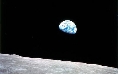 A view of Earth from the Moon