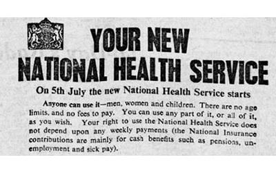 NHS leaflet from 1948