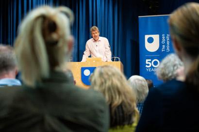 Peter Twining giving his lecture