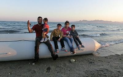 Refugees from Iraq arriving in Kos