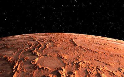 Martian surface