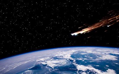 Comets over Earth