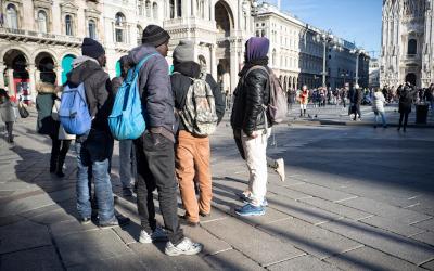 African migrants in Italy