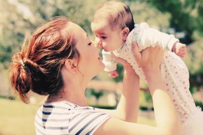 Mother and baby