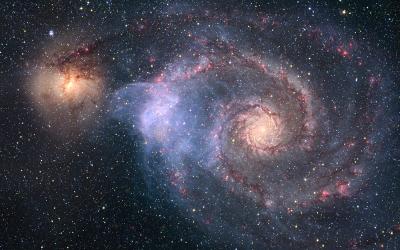 Galaxy deep in space