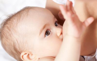 Baby breastfeeding