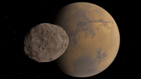 shutterstock-542300764 Mars and Phobos