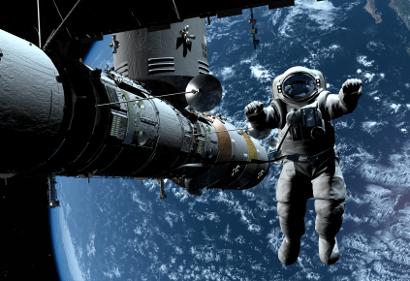 Shutterstock-56121424 Astronaut in space