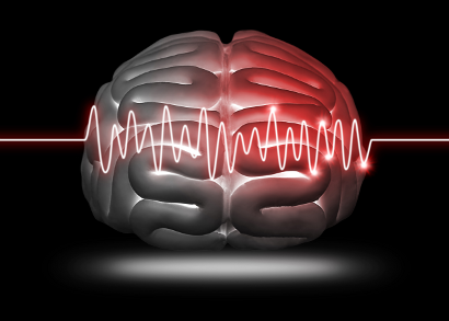 Shutterstock-691947046 Human brain with brainwave