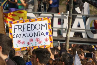Freedom Catalonia rally