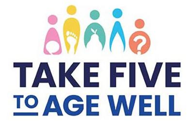 The Take Five to Age Well logo